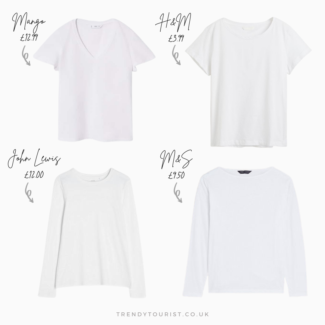 Basic White T-Shirt Travel Fashion Staples