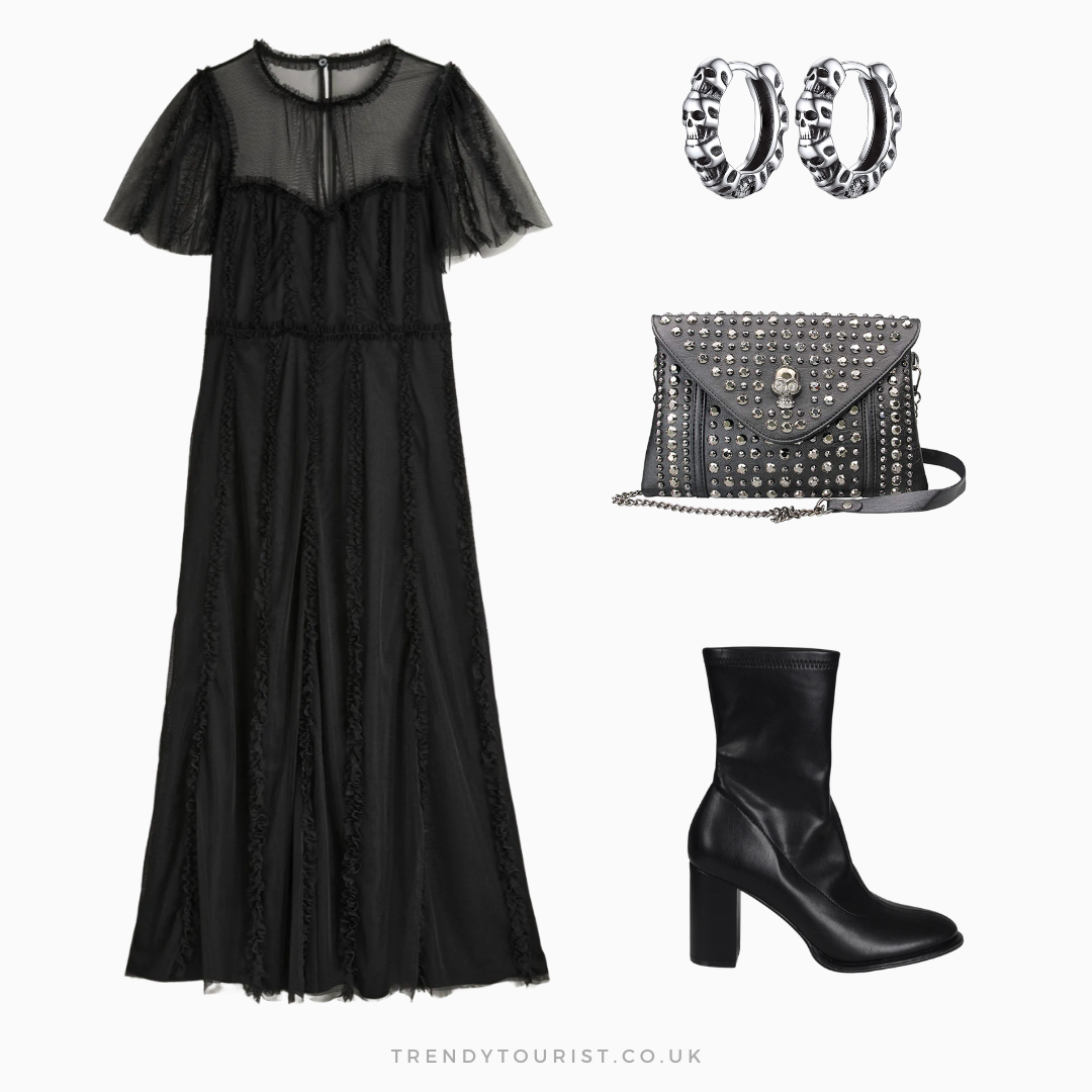 Glamour Goth How to Dress Like Wednesday Addams