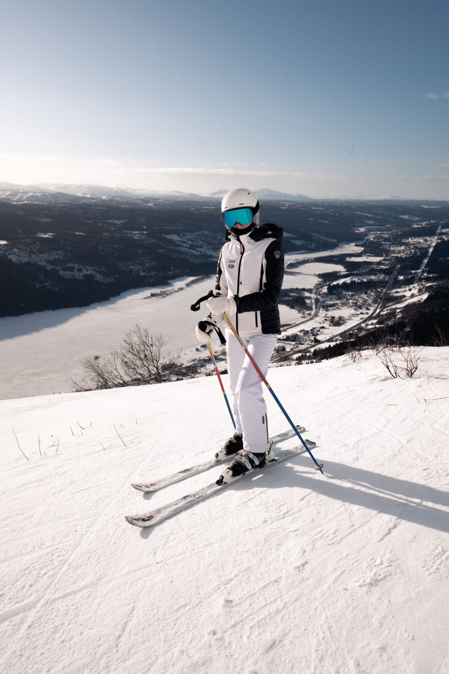 Woman in Ski Outfit