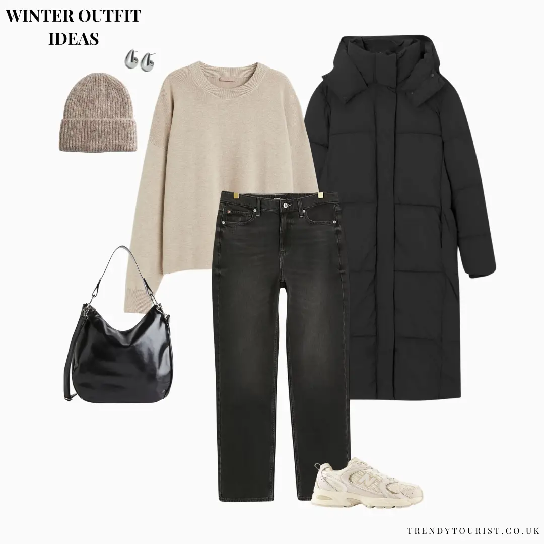 Casual Puffer Winter Outfit Ideas